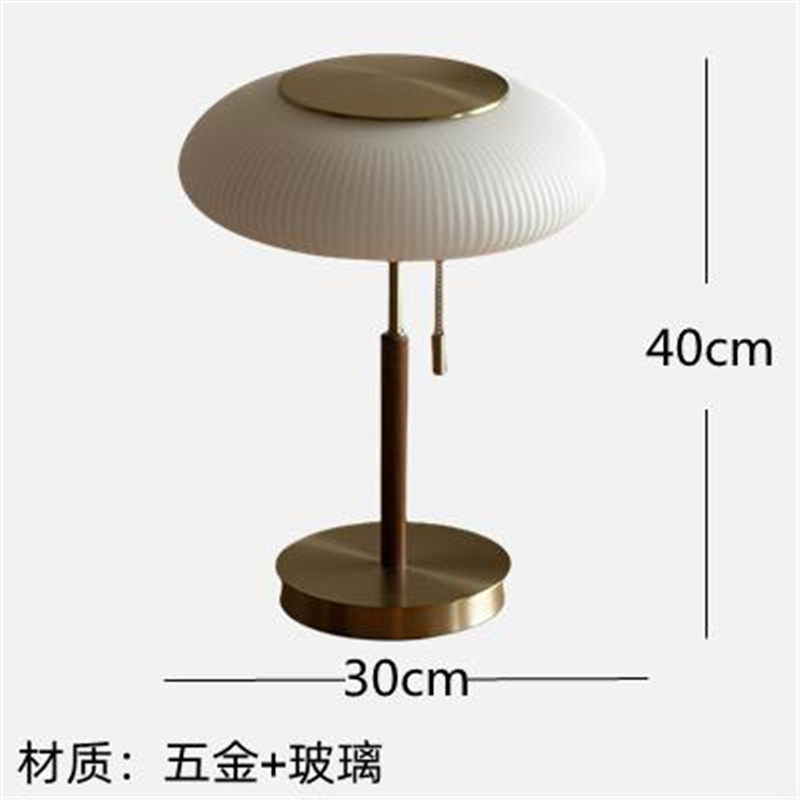 クリエイティブデザイン北欧シンプルで豪華な電気スタンド寝室ベッドヘッドランプ感リビング装飾ガラス|undefined