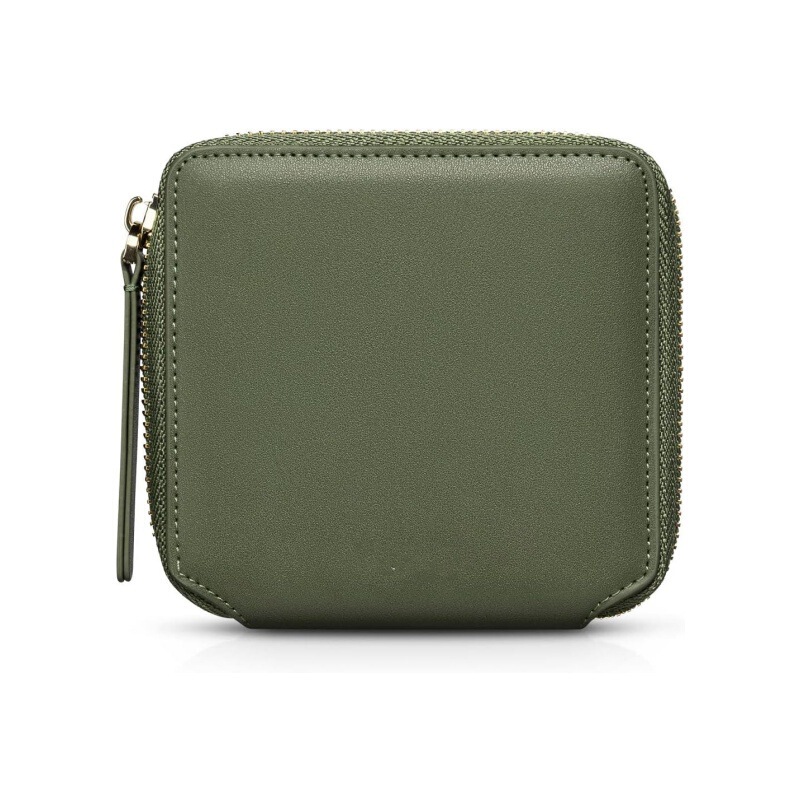 Cross-border New Women's PU Short Multi-card Zipper Wallet Portable Large Capacity RFID Compact Two-fold Wallet