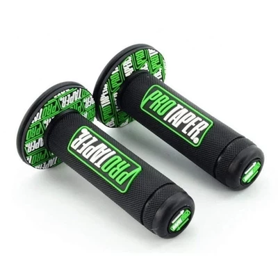 M5 Kews CRF250, Motorcycle Handle Cover - no-specifications-pro-handlebar-grip-cover-black-base-green