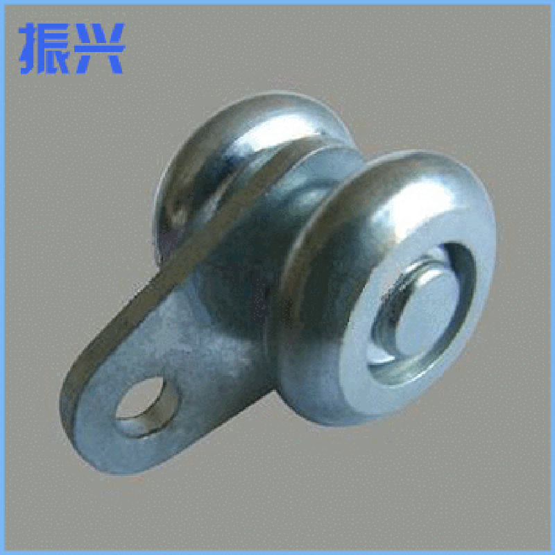 厂家批发 平移门配件铁滑轮滚轮 H6门窗铝合金滑轮