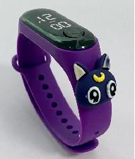 Reloj de muñeca Reloj electrónico de anime Crayon Shin-chan Reloj de escuela primaria de jardín de infantes led a prueba de agua