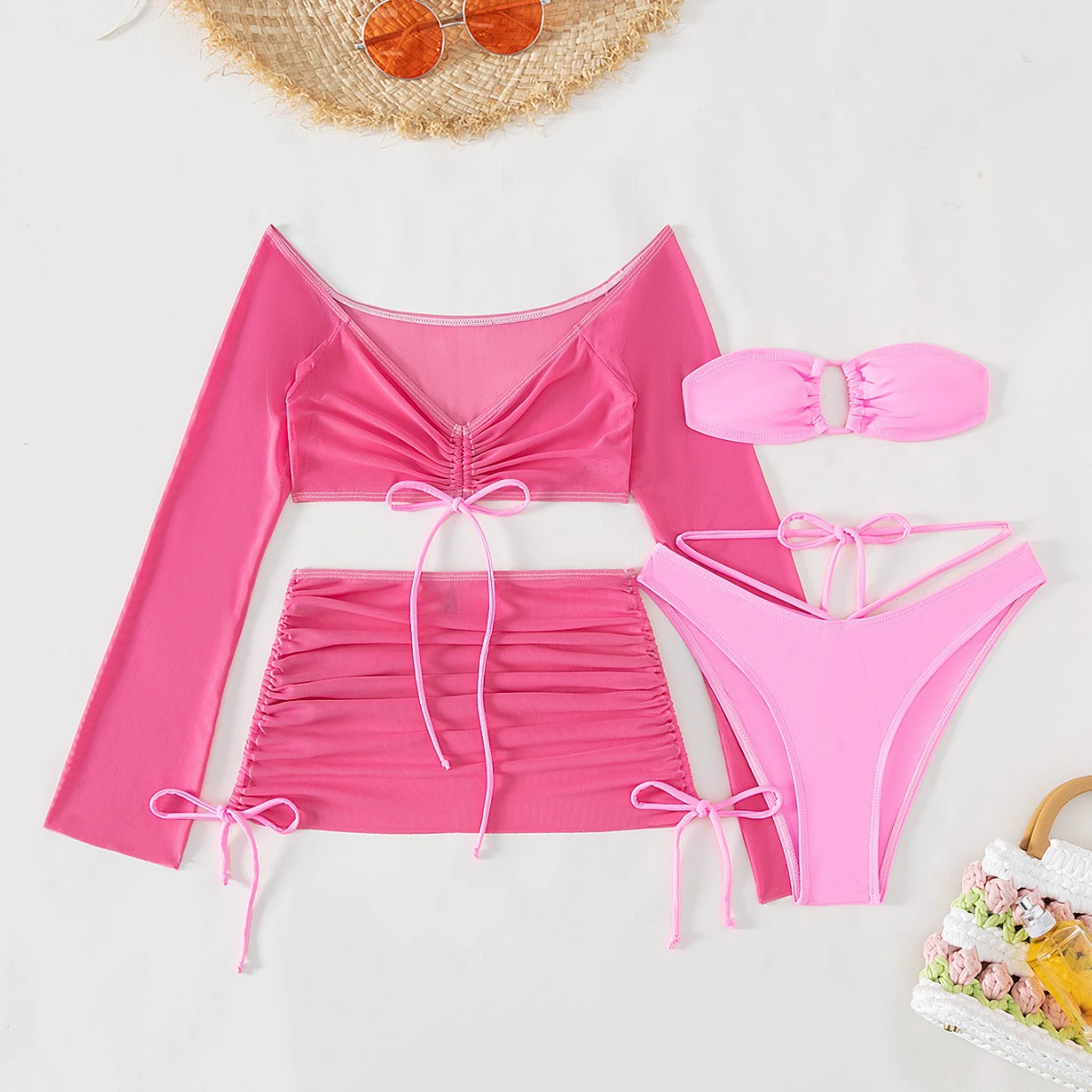 Sexy set, swimwear, 3 piece set