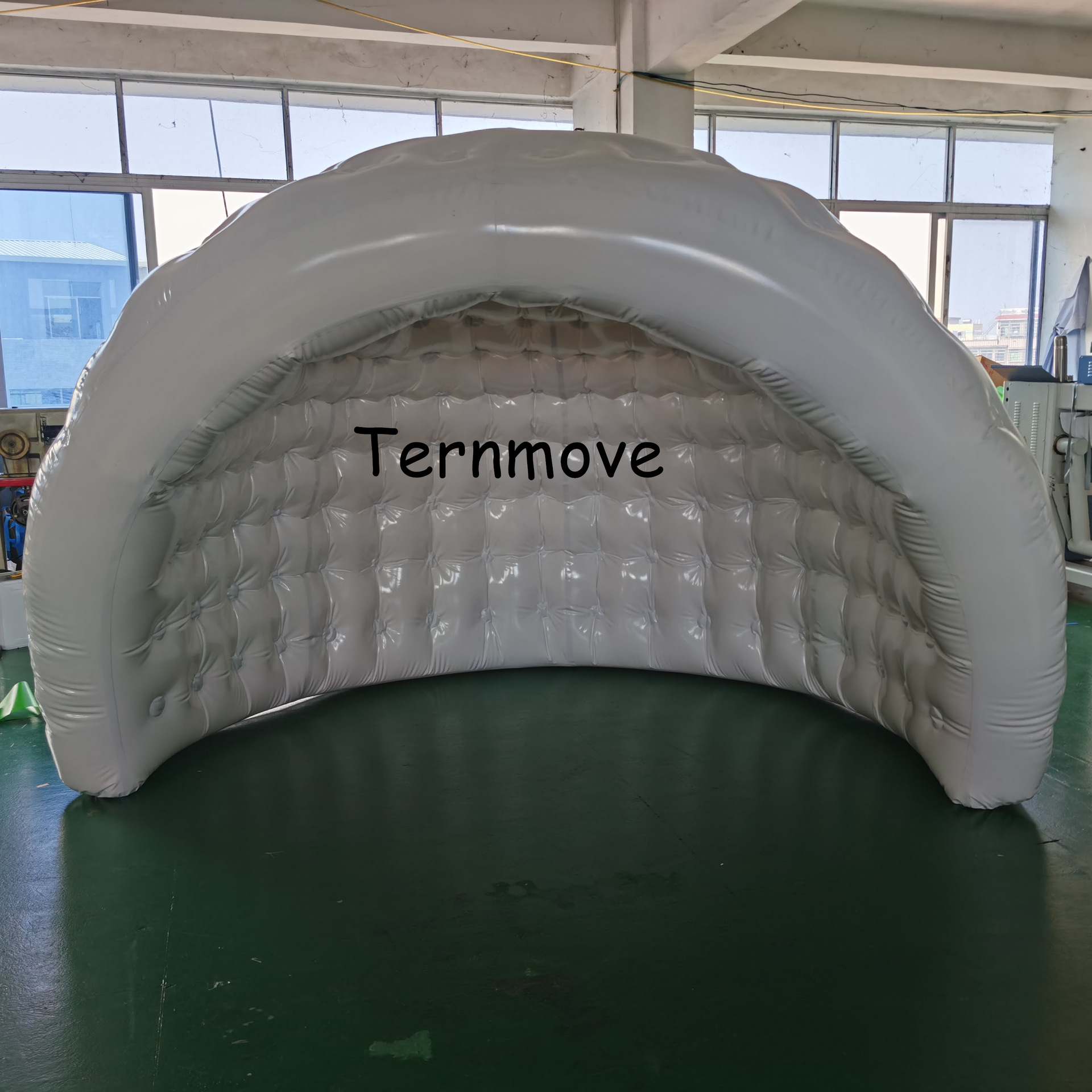 充气展览半圆帐篷双层白色闭气摄影照相亭市集摊位luna dome tent