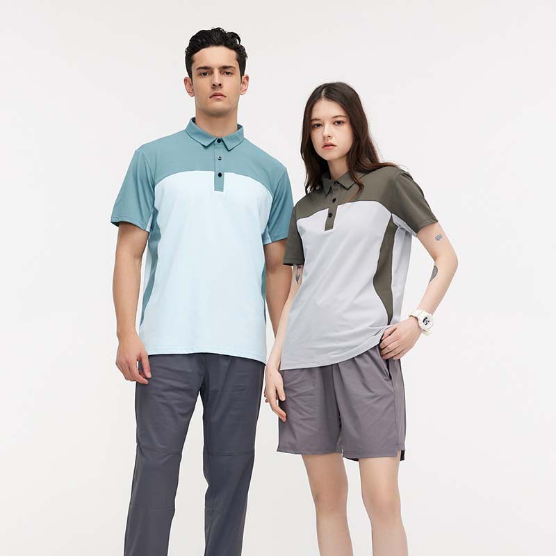 Verano hombres y mujeres deportes de secado rápido ropa Polo camisa junior tenis superior club de negocios golf manga corta LG