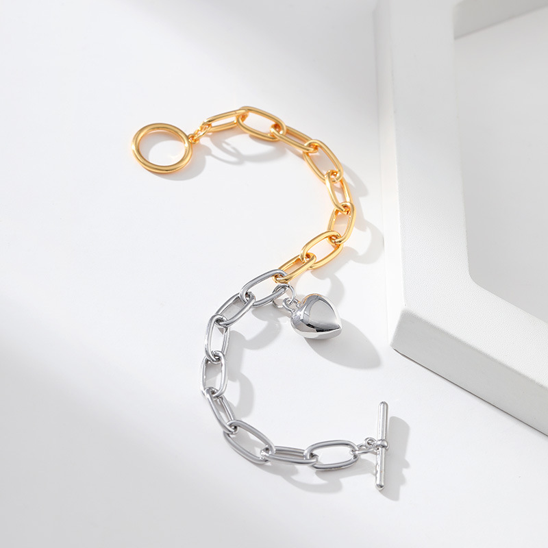 Laiton Plaqué Or 18K Style Simple Placage Géométrique Bracelets display picture 5