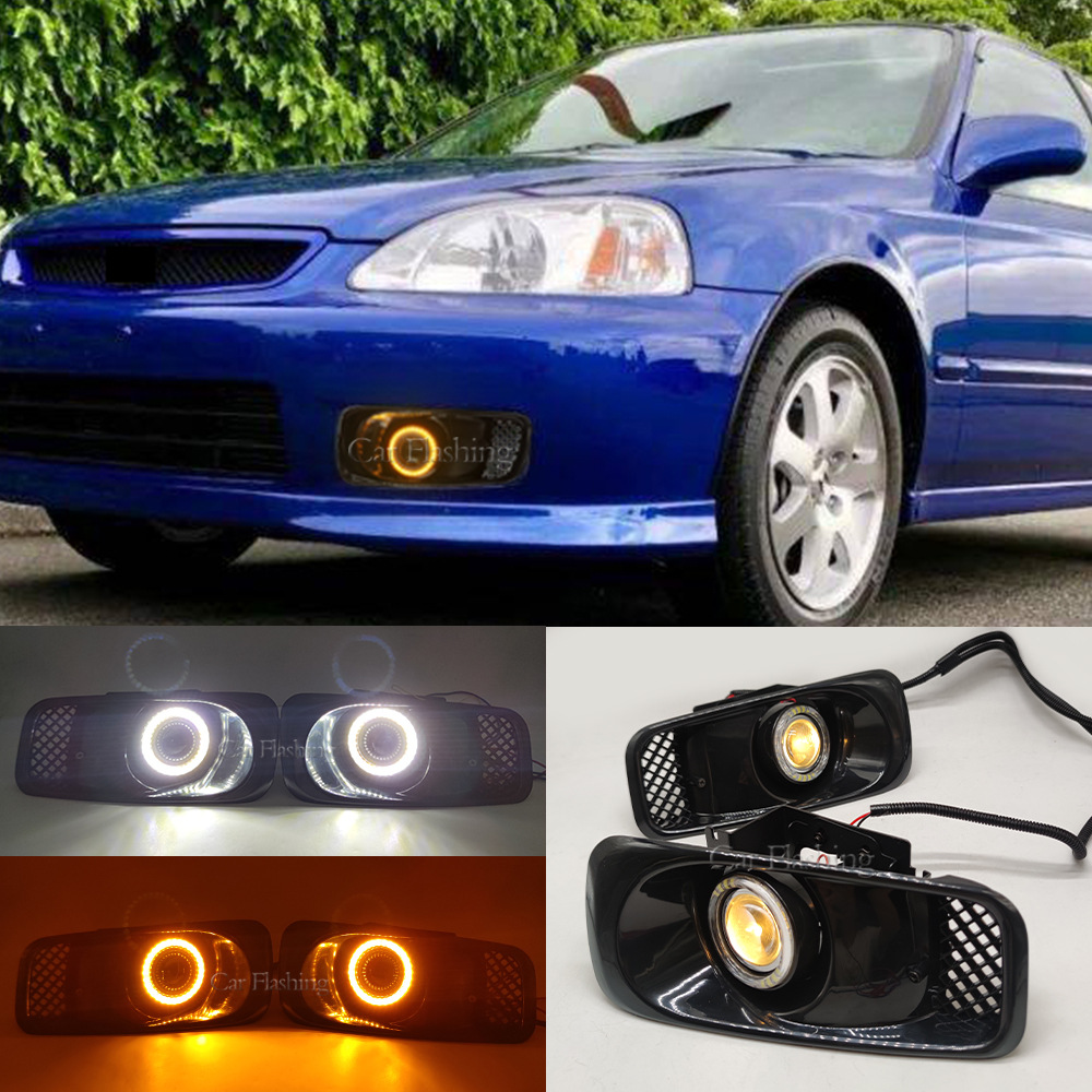 Suitable for Honda 1999-2000 Civic LED day running light turn sig
