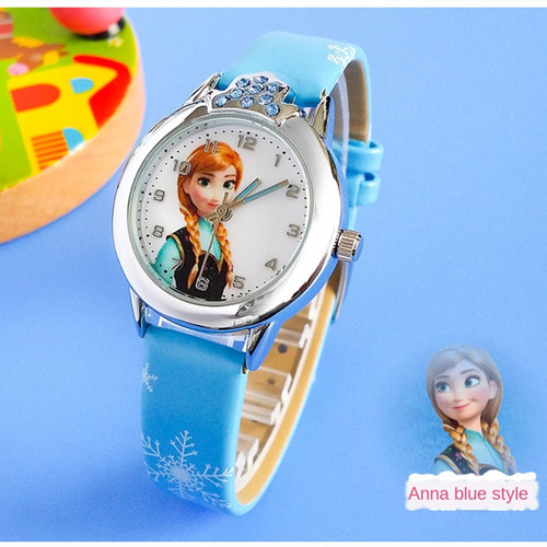 Children's Watch Girl Ice and Snow Cartoon Fantasy Toddler Cute Kid Girl Electronic Watch Wholesale