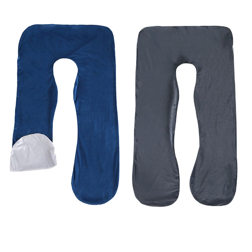 U-образная подушка для беременных наволочка хрустальная шерсть хлопчатобумажная мойка может снять боковую спящую наволочку для беременных женщин