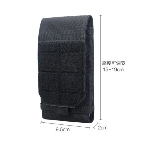 Outdoor tactical hiking multifunctional laser mobile phone bag molle system mobile phone bag casual sports waist bag