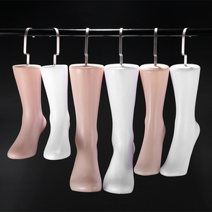 Foot Model Sock Mold Props Socks Display Thickened Seamless Magnet Foot Model Plastic Sock Mold for Adult Children Feet