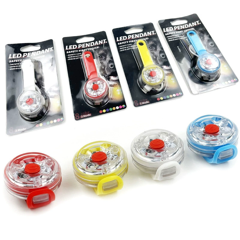 Подсветка водонепроницаемая вспышка для домашних животных, выгул для собак, свет для собак, USB зарядка собак, ночная светящаяся ошейник