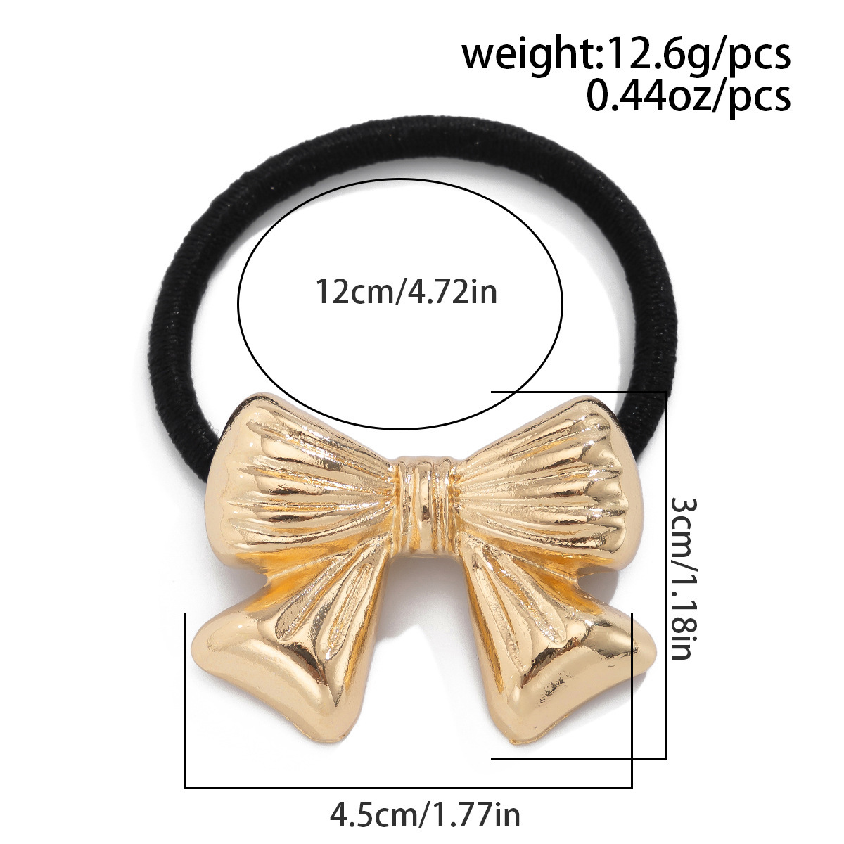 Basic Style Women's Basic Flower Imitation Pearl Alloy Hair Tie