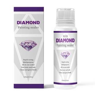 Factory Hot Cross-border PVA Brightening Sealed Fixed Wallpaper Glue 120ml Bottled Transparent Diamond Painting Glue