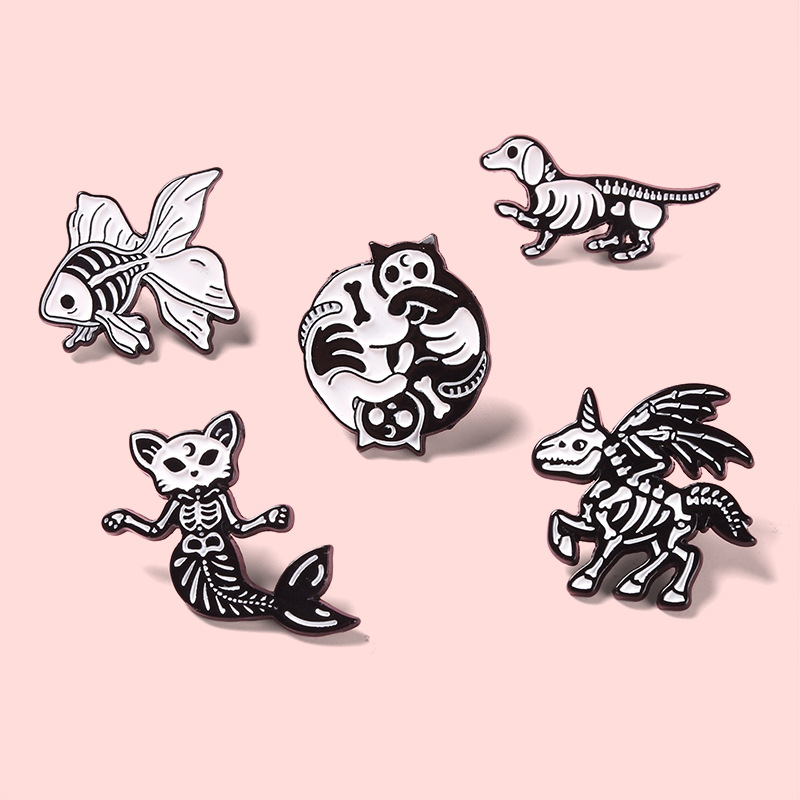 7g Weight Brooches Classification Holiday Occasion Alloy Material Animal Pattern Unisex Gender Stoving Varnish Design Funny Style Funny Pin Animal Alloy Stoving Varnish Unisex Brooches 1