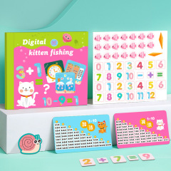 Magnetic Three-in-One Math Teaching Tools for Children, Brain-Teasing Preschool Early Learning, Number Decomposition Addition and Subtraction Operation Kindergarten Educational Science Toys