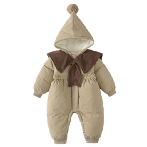 Baby Winter Cotton Clothing Warm-Keeping Jumpsuit for Babies Winter Wear Super-Cute Cotton Padded Coat for Toddlers Winter Style Padded Outwear for Kids