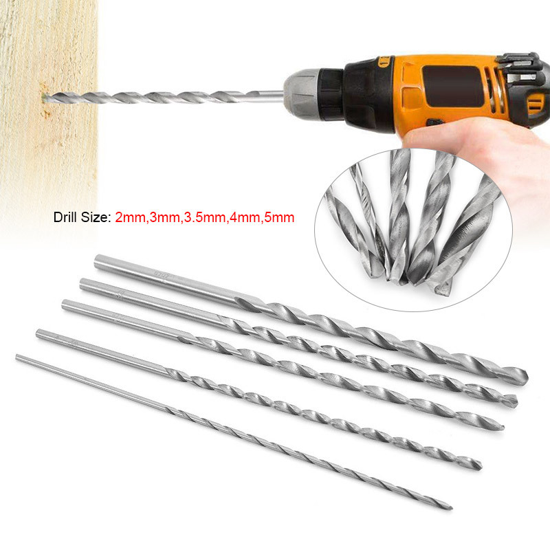 Straight Shank Extended Twist Drill Extended Shank Drill Bit Stainless Steel Drill Bit Metal Drill Bit High Speed Steel Drill Bit 150 Long