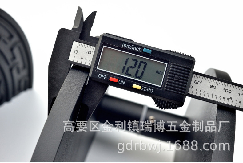 古铜色雕刻门把手中式玻璃门木门把手实心铝板定制对装