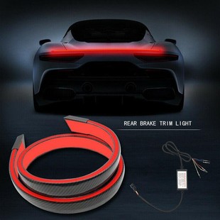 New GM carbon fiber tail light bar LED multifunctional streamer steering tail light modified high-position brake light