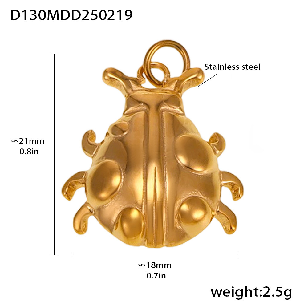 Moda misteriosa OL estilo personalidad colgante de acero inoxidable 18k oro real transfronterizo solo para los fabricantes de bombas europeas y americanas al por mayor