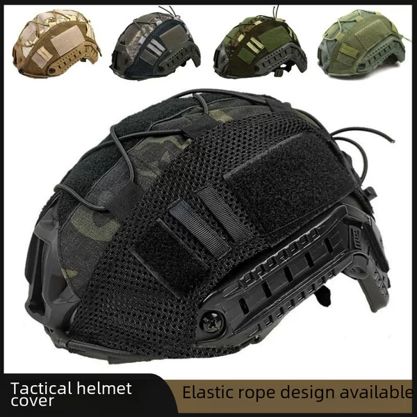 fast helmet cloth camouflage helmet cover elastic rope camouflage CP helmet cloth modified tactical accessories cover detachable