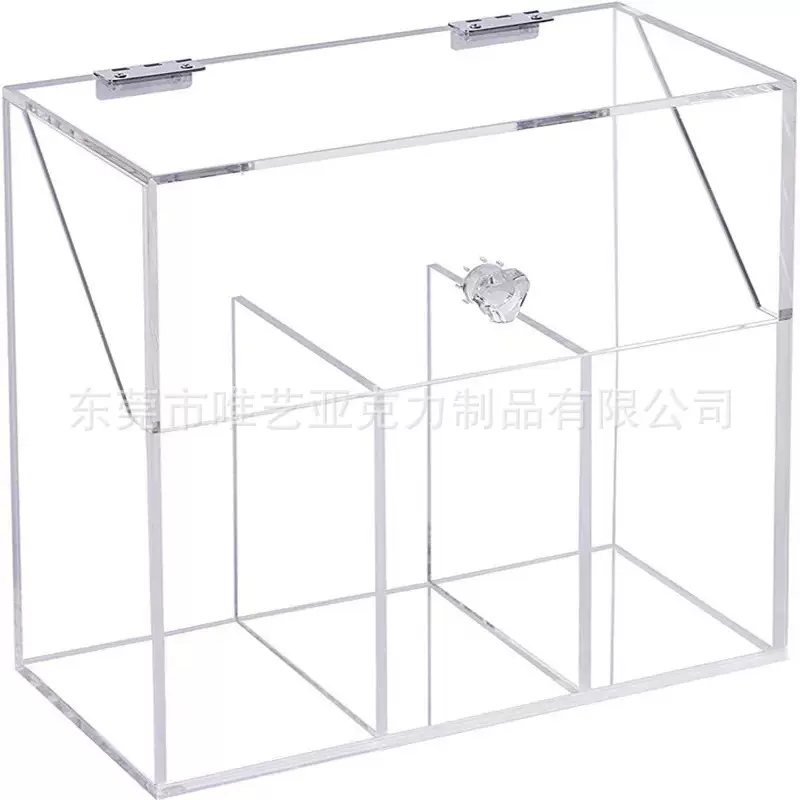 厂家直销化妆刷组织者防尘盖大容量亚克力透明展示架收纳盒整理桶