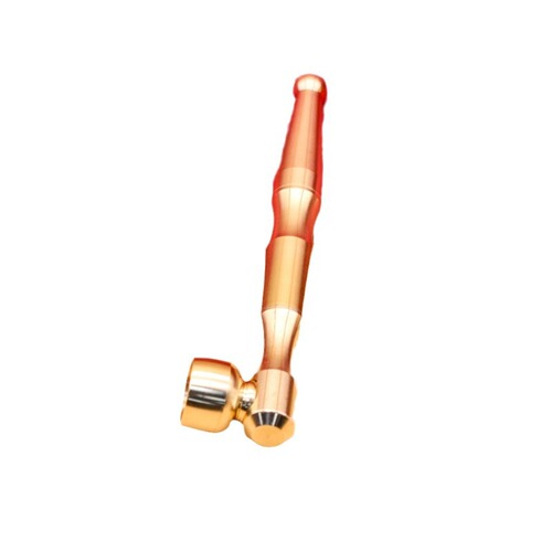 Brass pipe short cigarette holder portable copper cigarette rod with filter element dry cigarette dual-purpose removable cleaning wholesale