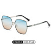 New lady sunglasses metal fashion big frame plain sunglasses LS319 driving anti -strong light glare polarizer