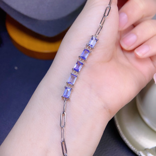 ��Ȼ̹ɣʯ���G��ȫ���w925�y�����Ƕ����ʯ4*6mm