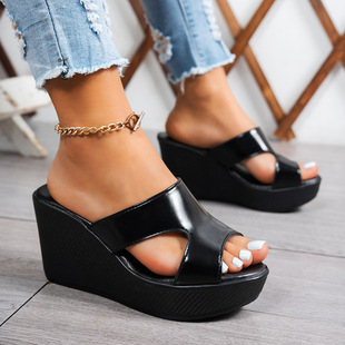 Women's plus size Cross-border 2024 Summer Western Amazon Thick Slippers