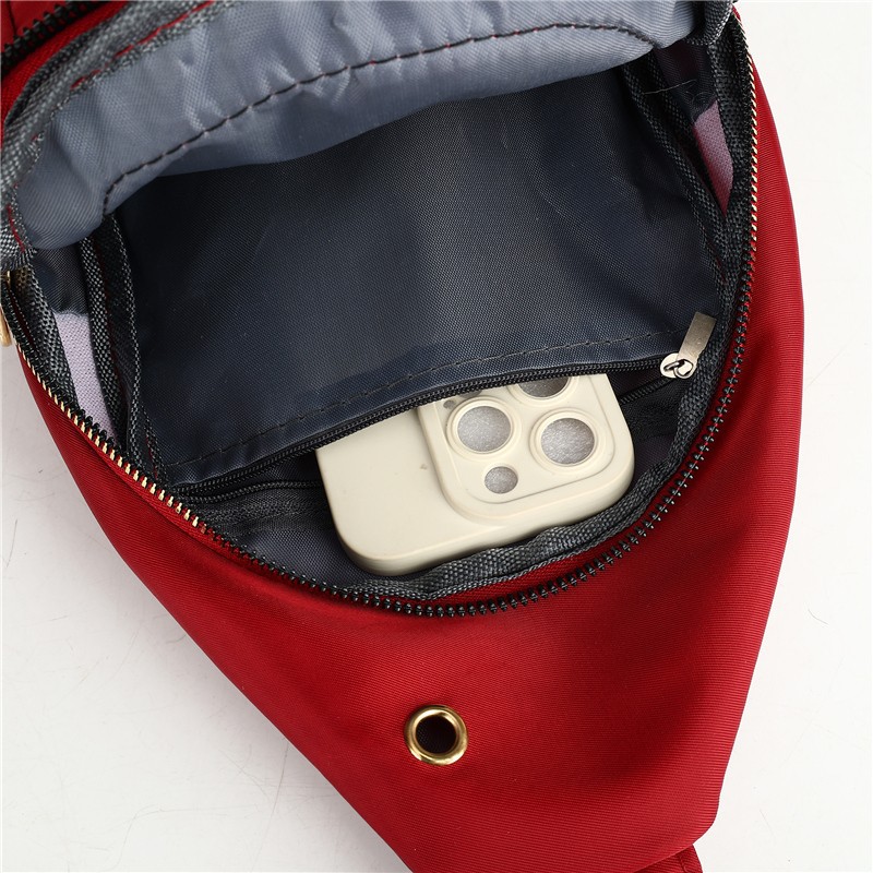 Bolso de pecho de moda simple transfronteriza, bolso de hombro de diamante simple, bolso de hombro de viajes diarios.