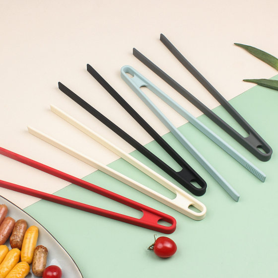 Silicone Food Clip Outdoor Camping Barbecue Clip Integrated All-inclusive Food Clip Anti-scalding Non-slip Cooking Clip V-shaped Clip