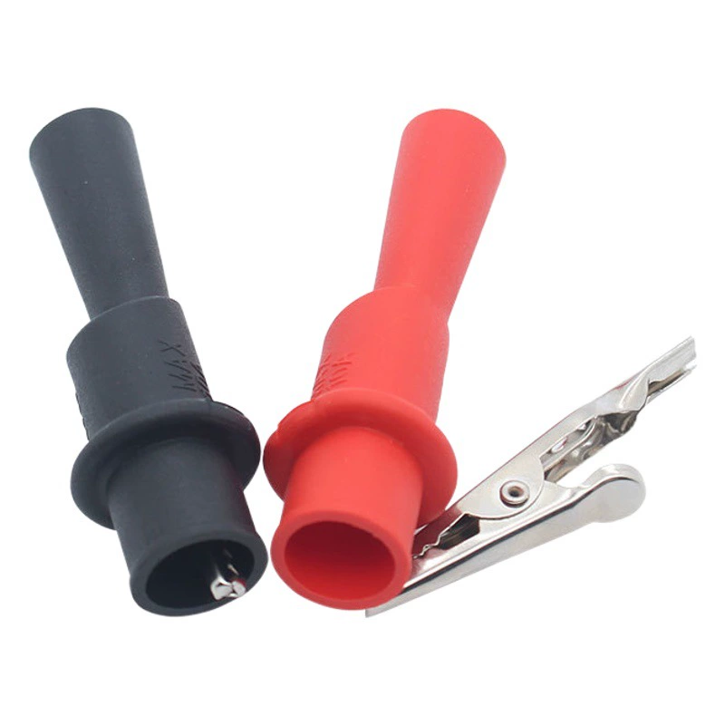 Универсальный аксессуар «крокодиловый зажим», универсальный «крокодиловый зажим» для измерительных проводов, универсальный большой «крокодиловый зажим» для измерительных проводов, «крокодиловый» измерительный зажим.