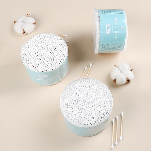 Maioli sanitary disposable cotton swabs makeup remover cotton swabs double-ended cosmetic stick wooden stick