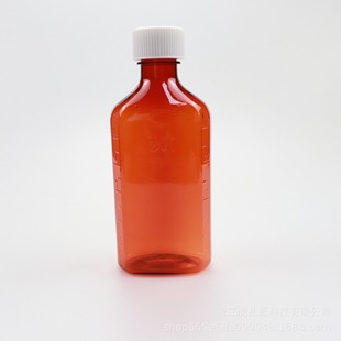 15ml-480ml 0.5oz-16oz clear PET bottle child safety cap with graduated liquid plastic bottle