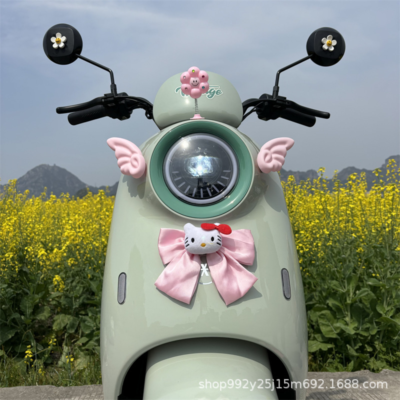 Tailg Accessories Electric Vehicle Decoration Accessories 2025 Niu Electric Car Modification Helmet Stickers Emma Metaverse