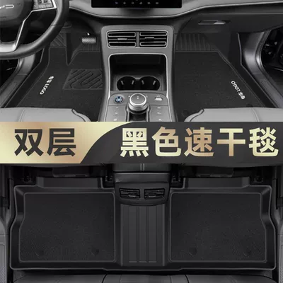 Ayaqaltılar (Kovriklər) Foot Mat TPE Car Foot - 23-24-galaxy-l6special-anti-slip-pattern-tpe-double-layer-black-tpe-foot-pad-quick-drying-blanket