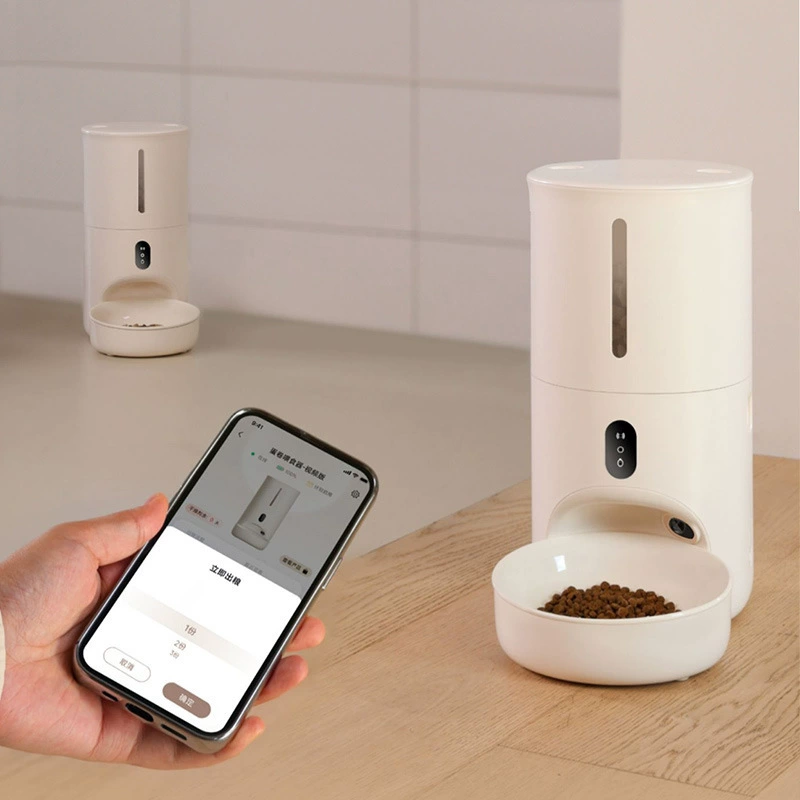 Новая умная кормушка для домашних животных, мобильное приложение, автоматическая кормушка с таймером и количественным режимом, модель дистанционного видеомониторинга