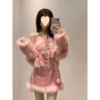 Jacket, short quilted dress, increased thickness