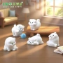 袋装景观小白造景狗公仔