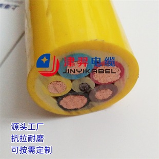 PUR polyurethane garbage crane cable 4*16 8*2.5 control cable for crane grab spreader