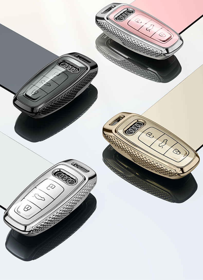 For Audi A6L Key Case A4L Car Key Shell a7 a8 q7 q8 a5 q3 a3