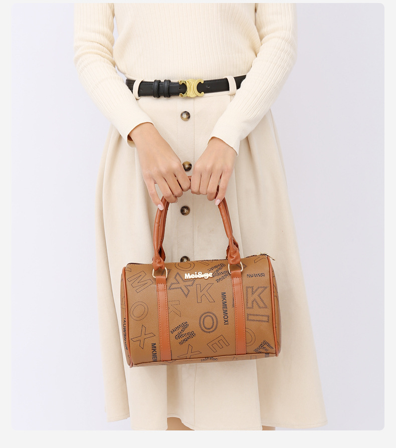 Cross-border foreign trade large-capacity new European and American retro mother-and-child bag multi-piece set women's bag, single-shoulder crossbody handbag undefined