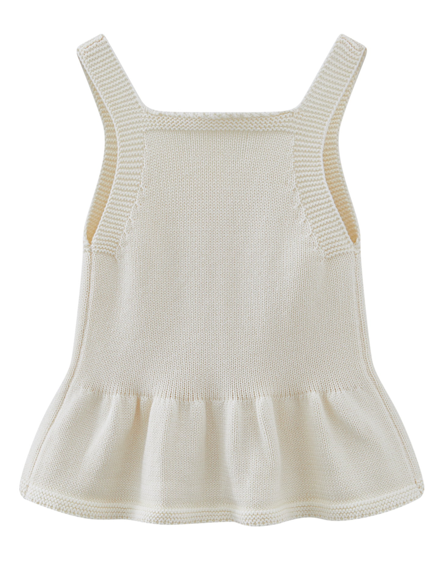 2025 vestido de chaleco de tirantes de algodón de lana para niños coreanos primavera y otoño chaleco de punto para niñas suéter cárdigan
