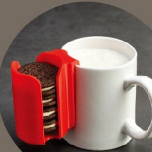 Cross-Border Cup Biscuit Rack for Easy Grabbing, Biscuit Rack, Cup Edge Snack Storage Rack, Biscuit Rack, Biscuit Container