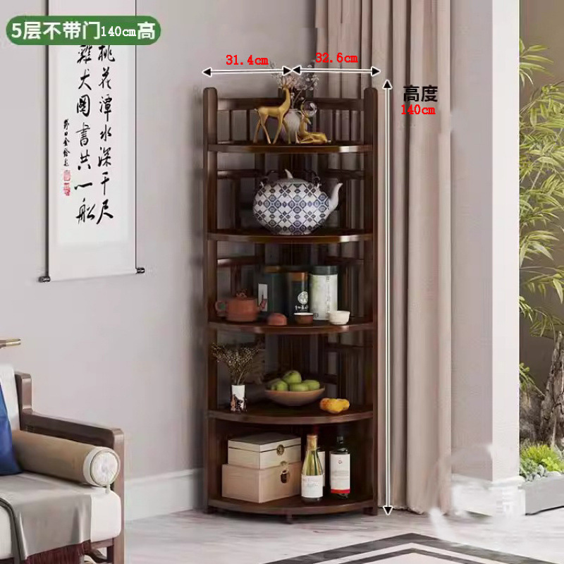 角柜转角置物架楠竹三角墙角餐厅角落边角收纳酒柜储物柜客厅拐角|undefined