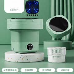新款全自动迷你洗衣机内衣裤袜子洗脱一体银离子臭氧小洗衣机