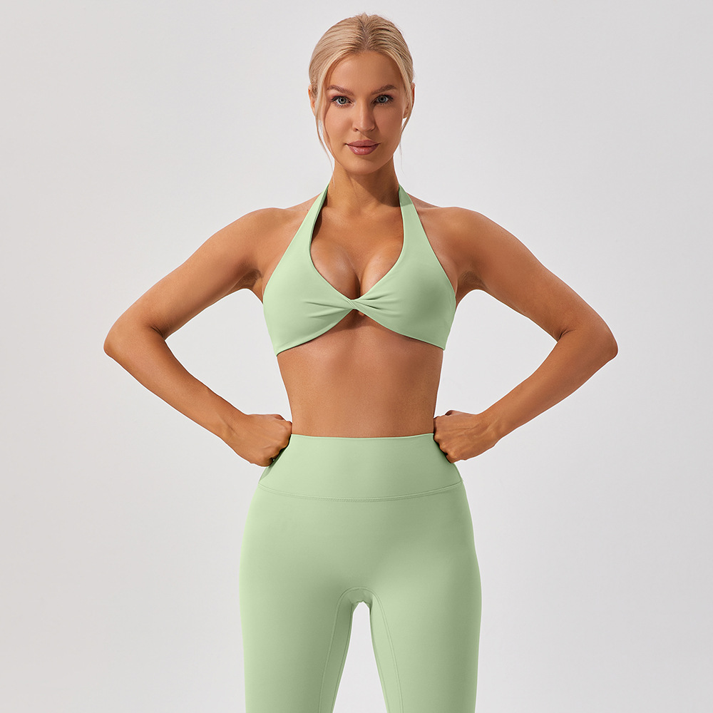 Nuevo sujetador deportivo de verano para mujer, para correr, yoga, estilo lulu, sensación de desnudez, top sin mangas, push-up, ropa deportiva, espalda hermosa, para exteriores