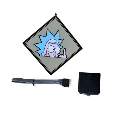Cold light sheet | Selling Led Luminous Car Stickers - rick-and-morty-cartoon-pattern