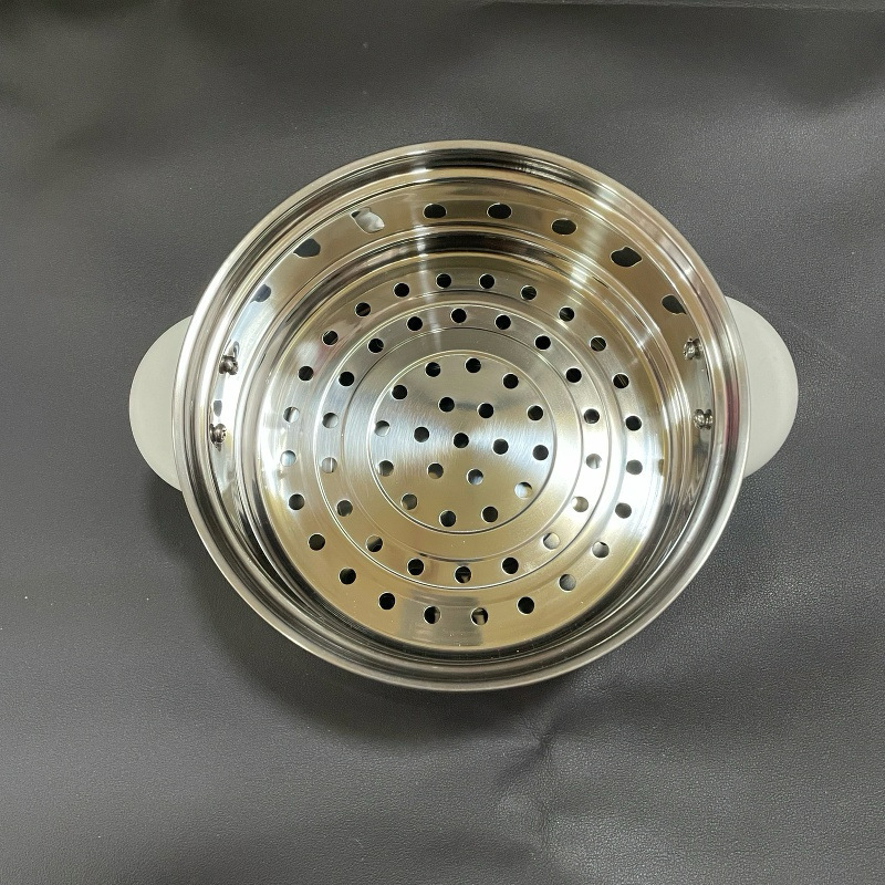 Steamer Recess American Style 16cm Steamer 304 Stainless Steel with Plastic Ears with Health Pot Steamer for Kitchen Steamer Recess American Style 16cm Steamer 304 Stainless Steel with Plastic Ears with Health Pot Steamer for Kitchen